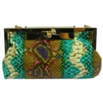 Pochette reptile style vintage