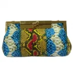 Pochette reptile style vintage