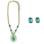 Parure luxe sertie de pierres