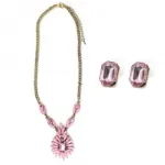 Parure luxe sertie de pierres