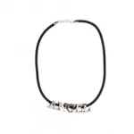 Collier cordon noir Angel