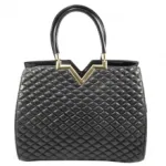 Sac à main imprimé de losanges