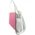 Sac à main avec côté transparent et pochette à l’intérieur