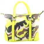 Sac à main imprimé camouflage
