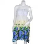 Robe fleurie bustier femme