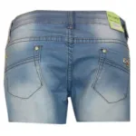 Jeans délavé tendance avec ceinture