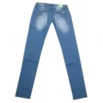 Jeans délavé tendance avec ceinture