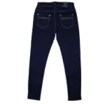 Jeans slim bleu foncé multipoche