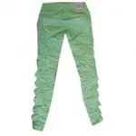 Pantalon vert paré de noeuds côté