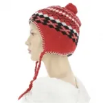 Bonnet péruvien avec motif losange