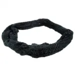 Écharpe tube en grosse maille ornée de sequins