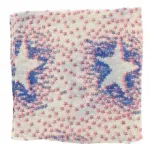 Foulard imprimé d’étoiles