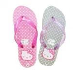 Tongs fille Hello Kitty à pois