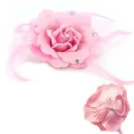 Élastiques cheveux fleur incrustée de strass