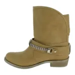 Bottines khaki ornées de strass