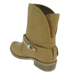 Bottines khaki ornées de strass
