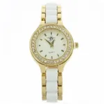 Montre bijou sertie de strass pour femme