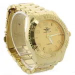 Jolie montre en métal pour homme avec boîtier gradué