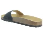 Sandales orthopédiques noires parées de strass