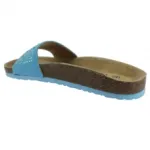 Sandales orthopédiques bleues parées de strass
