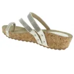 Sandales blanches serties de strass