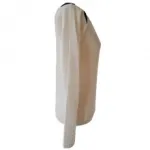 Pull chiné avec empiècement matelassé sur les épaules