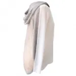 Top à capuche avec résille au dos