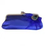 Sac de soirée orné de plumes et de pierres