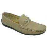 Mocassins homme avec motif en métal sur la languette