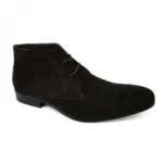 Bottines homme avec lacets et bout carré