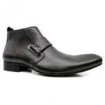 Déstockage de bottines homme avec motif perforé