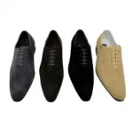 Chaussures de ville avec motif fantaisie perforé au bout