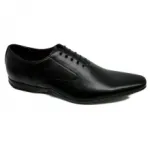 Chaussures de ville avec talon plat et bout pointu