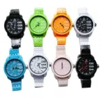 Montre mixte avec affichage analogique