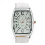 Montre-bracelet avec cadran rectangulaire et mouvement quartz