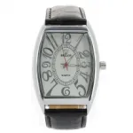 Montre-bracelet avec cadran rectangulaire et mouvement quartz