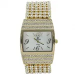 Montre bijou parée de strass