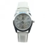 Montre bracelet enjolivée de motif floral