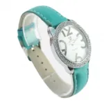 Montre bracelet sertie de strass pour femme