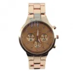 Montre métal doré avec trois compteurs