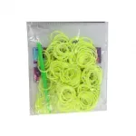 Élastiques bicolores tendances pour bracelets