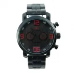 Montre en métal avec double compteur