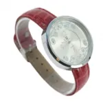 Montre bracelet ornée de motif fantaisie à strass