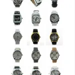 Montre bracelet pour homme avec cadran en acier
