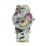 Montre-bracelet imprimée rose