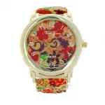 Montre-bracelet imprimée fantaisie