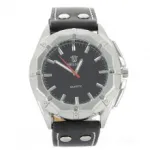 Montre-bracelet homme avec boîtier stylé