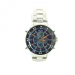 Montre multifonction en métal pour homme avec graduation