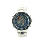 Montre multifonction en métal pour homme avec graduation