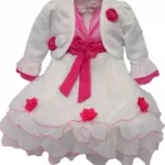 Robe à volants pour fille avec veste